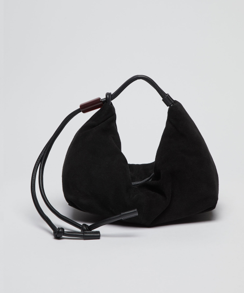 Ridge shoulder bag(Suede black)_OVBAX26004SBK