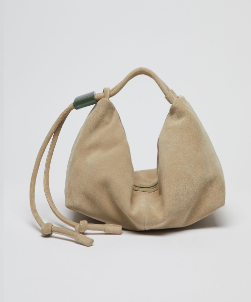Ridge shoulder bag(Suede cream)_OVBAX26004SCR