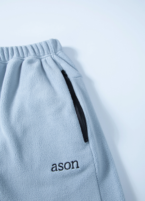 MIA FLEECE PANTS / LIGHT-BLUE