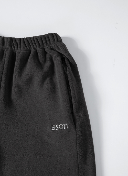 MIA FLEECE PANTS / CHARCOAL