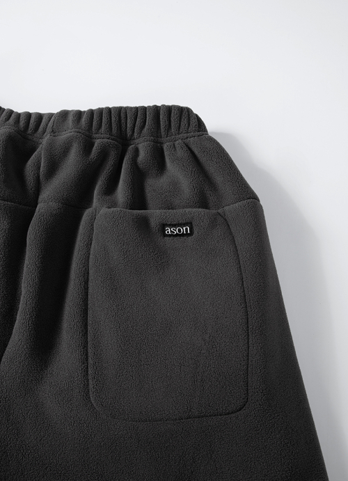 MIA FLEECE PANTS / CHARCOAL