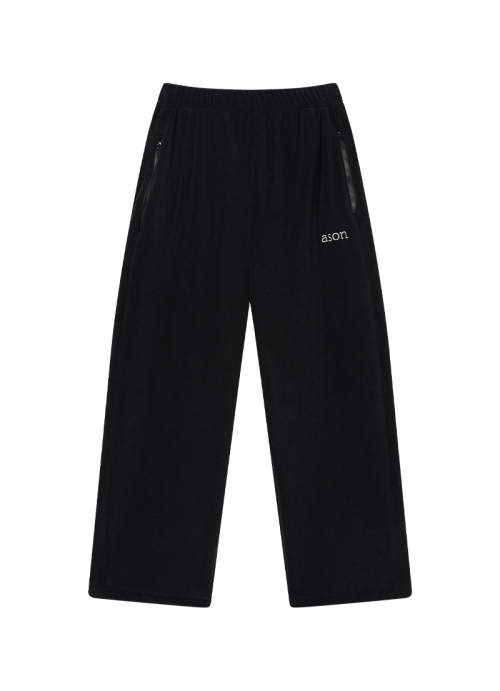 MIA FLEECE PANTS / BLACK