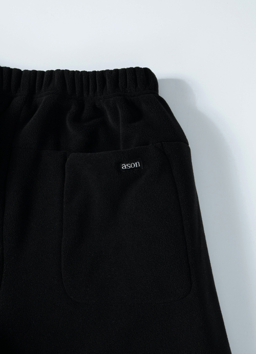 MIA FLEECE PANTS / BLACK