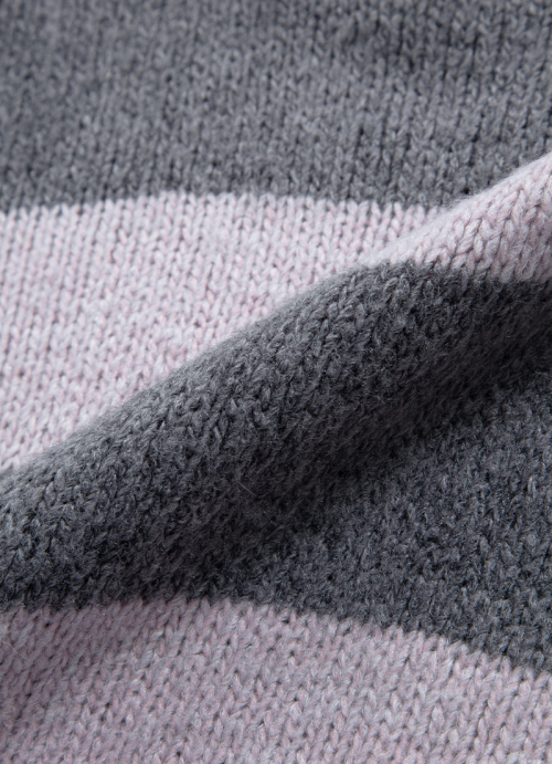 SORI OFF STRIPE KNIT / PINK