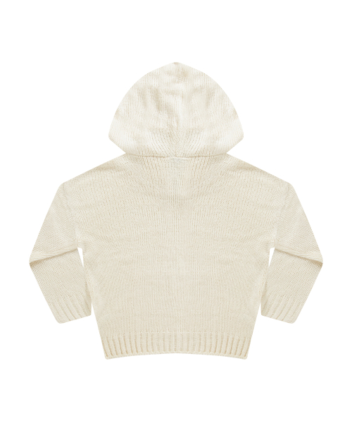 POPO HOOD KNIT / IVORY