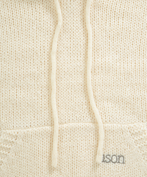 POPO HOOD KNIT / IVORY
