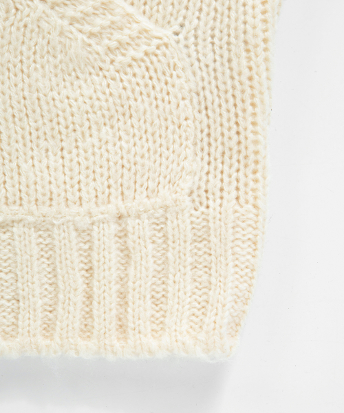 POPO HOOD KNIT / IVORY