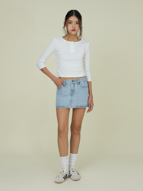 THE BELLA SKIRT (LIGHT BLUE)