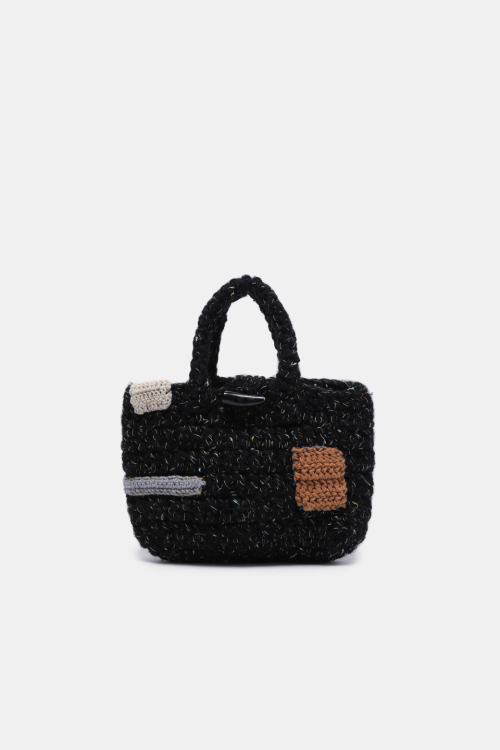 Coco Tote 32 Knit_RIBTX25641BKX