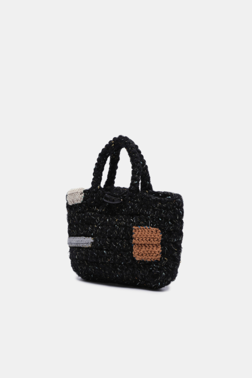 Coco Tote 32 Knit_RIBTX25641BKX
