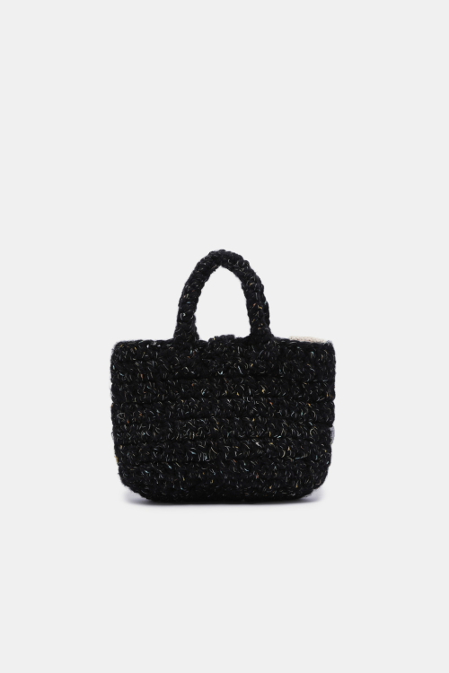 Coco Tote 32 Knit_RIBTX25641BKX