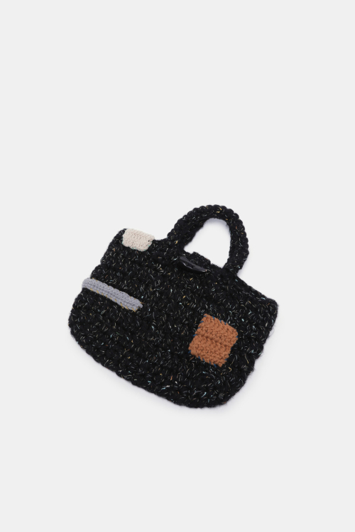 Coco Tote 32 Knit_RIBTX25641BKX