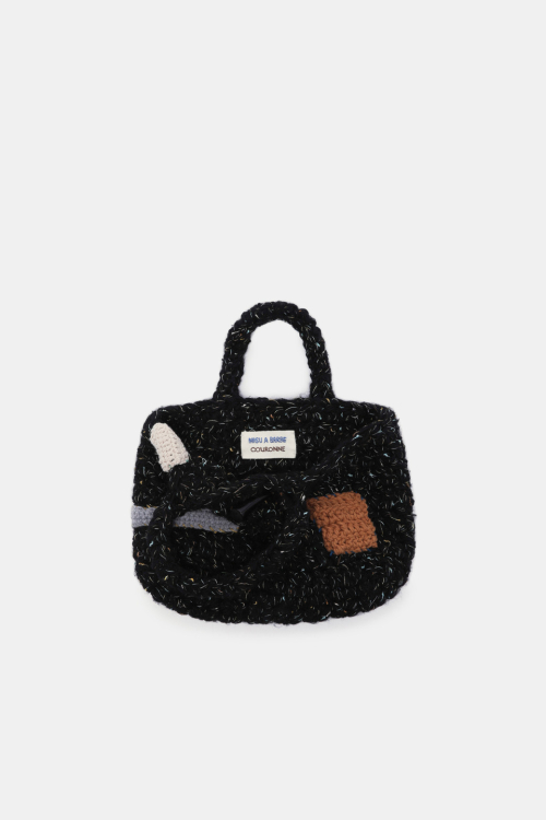 Coco Tote 32 Knit_RIBTX25641BKX