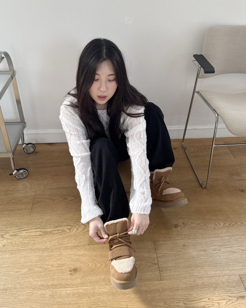 3300 벌루니 레이스업 부츠 OZPUGA432C