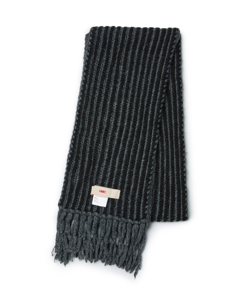 RIFF SCARF (CHARCOAL)