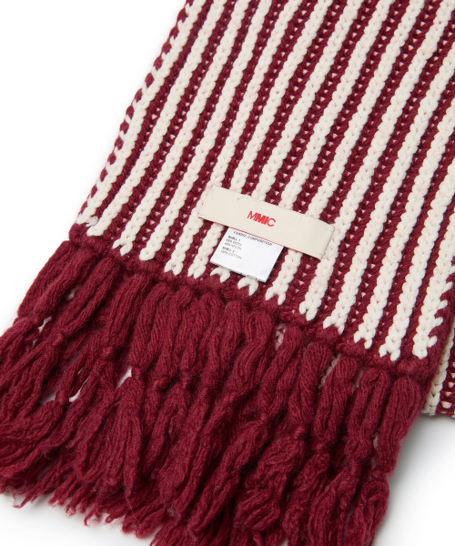 RIFF SCARF (WINE)