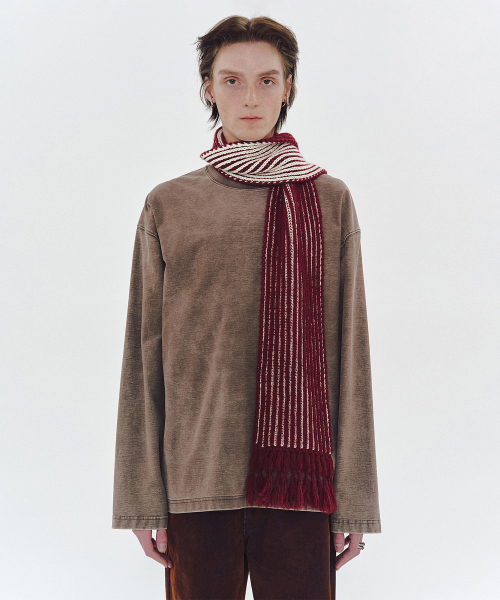 RIFF SCARF (WINE)