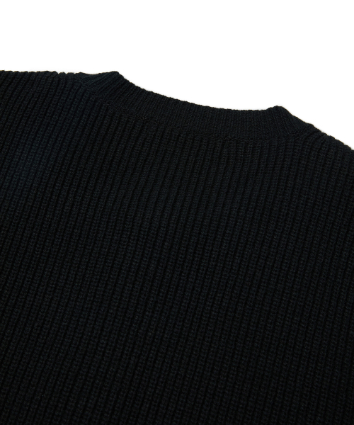 OVERLAP CARDIGAN (BLACK)