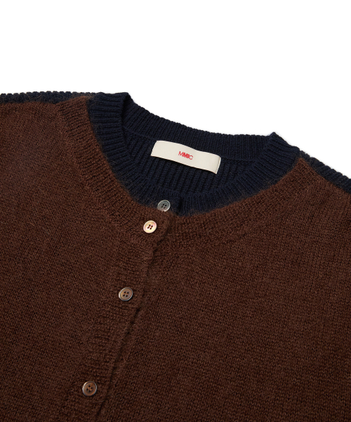 OVERLAP CARDIGAN (NAVY)