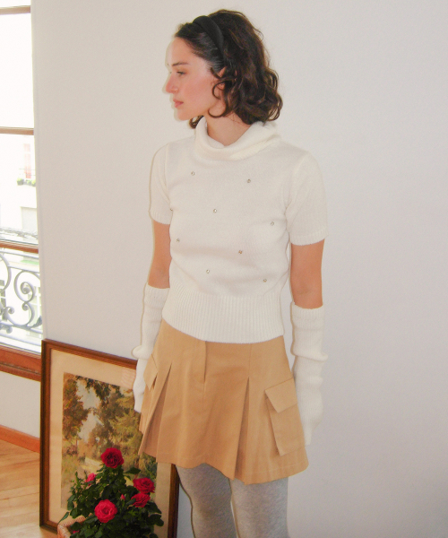 Pocket Skirt_Beige