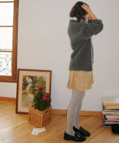 Pocket Skirt_Beige