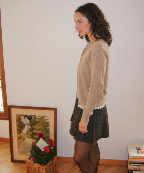 Pocket Skirt_Charcoal