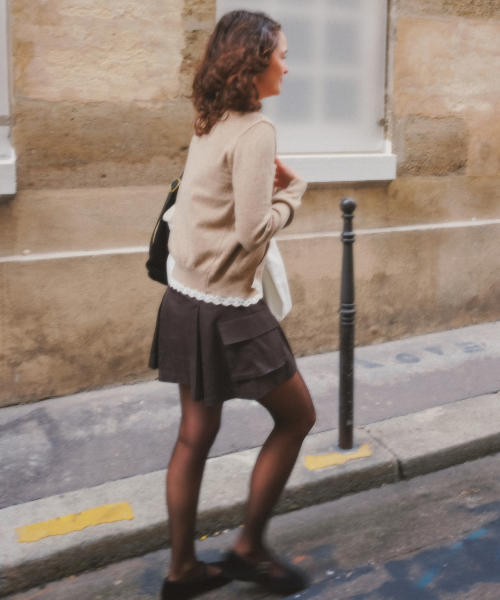 Pocket Skirt_Charcoal