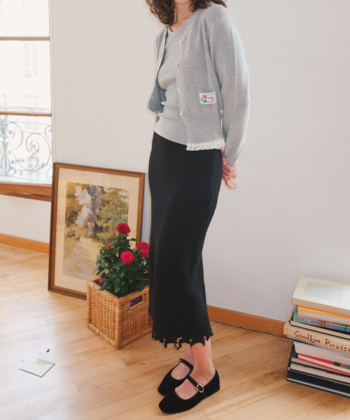 Damaged Skirt_Black
