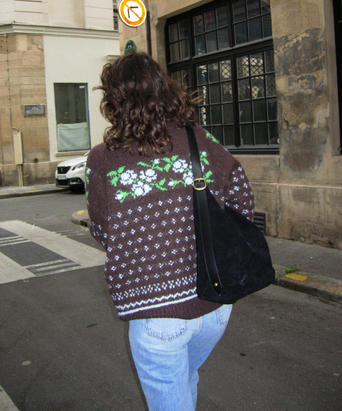 Rose Cardigan_Chocolate