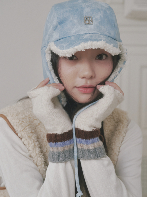 Color Layered Hand Warmer (Ivory)