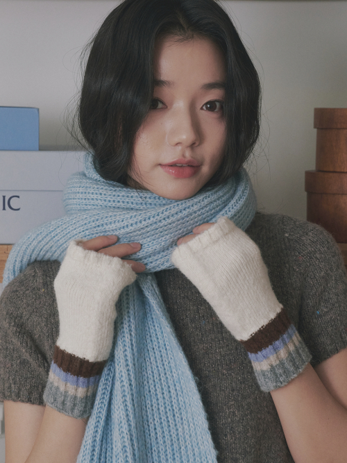 Color Layered Hand Warmer (Ivory)