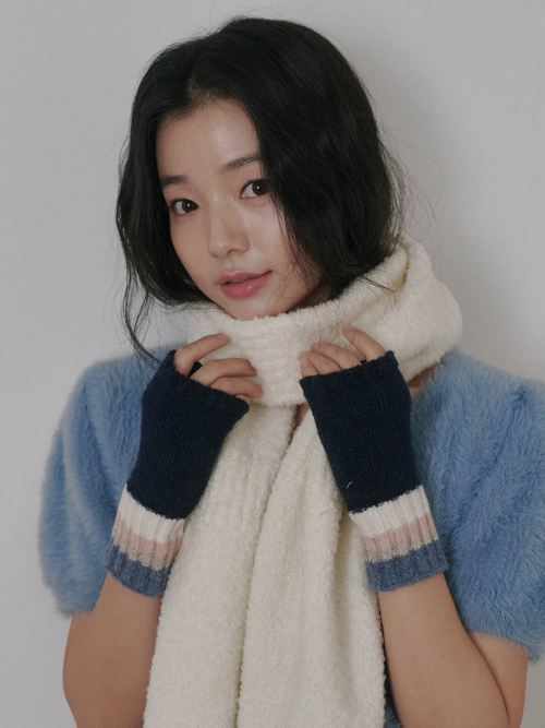 Color Layered Hand Warmer (Navy)