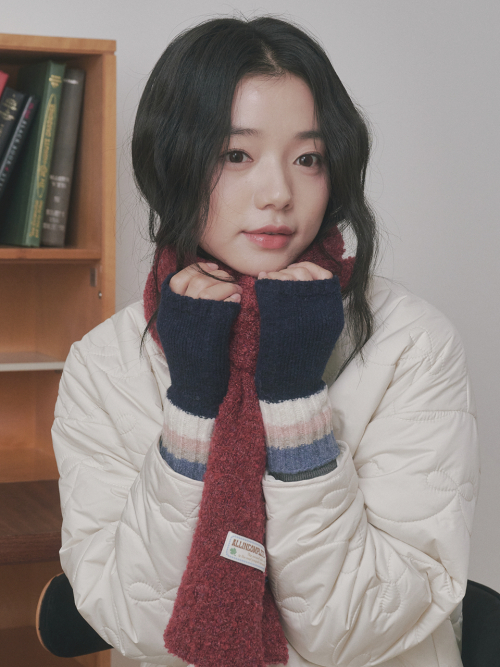 Color Layered Hand Warmer (Navy)