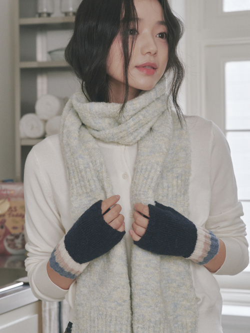 Color Layered Hand Warmer (Navy)