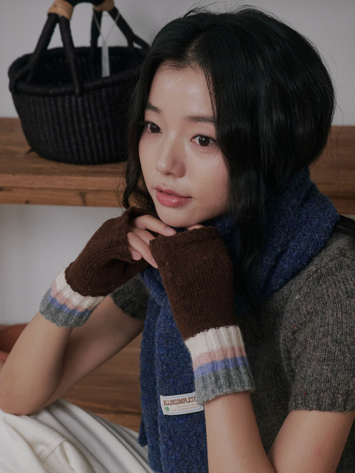 Color Layered Hand Warmer (Brown)