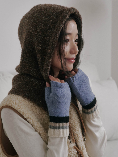 Color Layered Hand Warmer (Sky Blue)