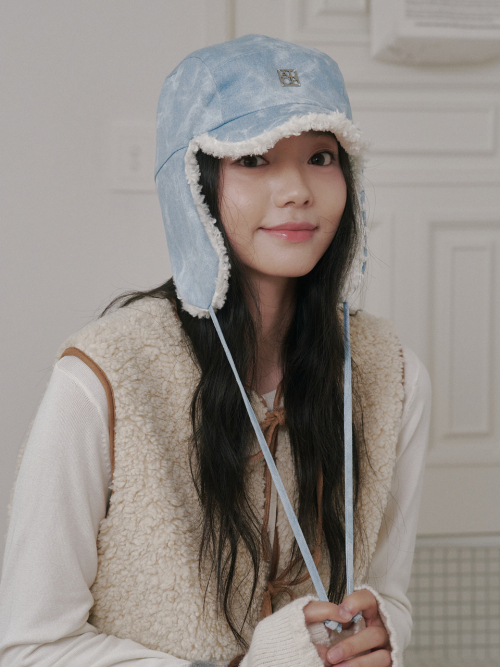 Denim Poddle Trooper Hat (Light Blue Denim)