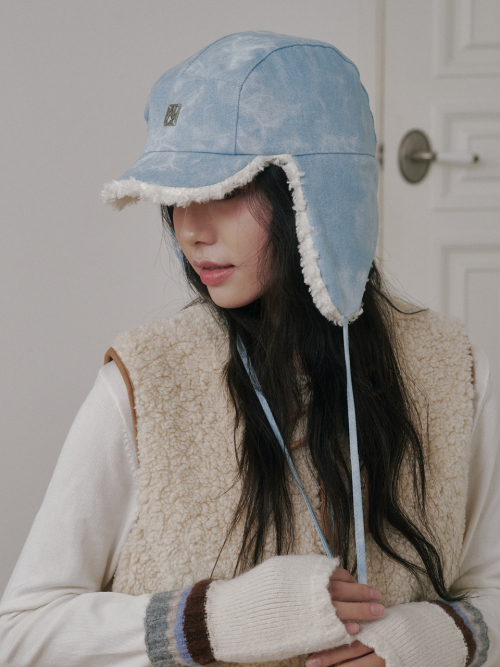 Denim Poddle Trooper Hat (Light Blue Denim)