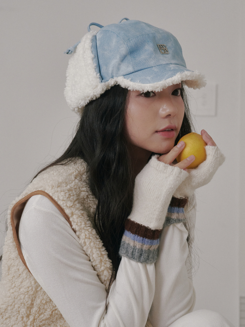 Denim Poddle Trooper Hat (Light Blue Denim)