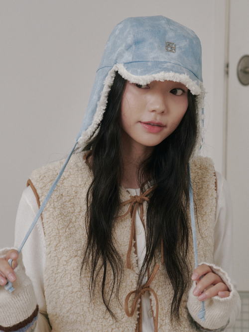 Denim Poddle Trooper Hat (Light Blue Denim)