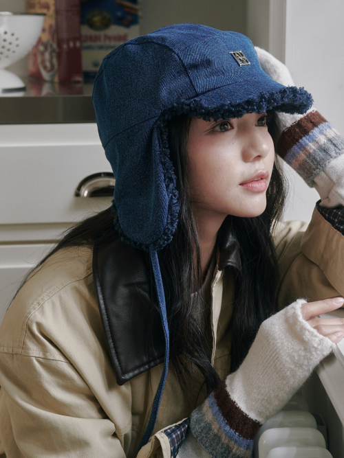 Denim Poddle Trooper Hat (Blue Denim)