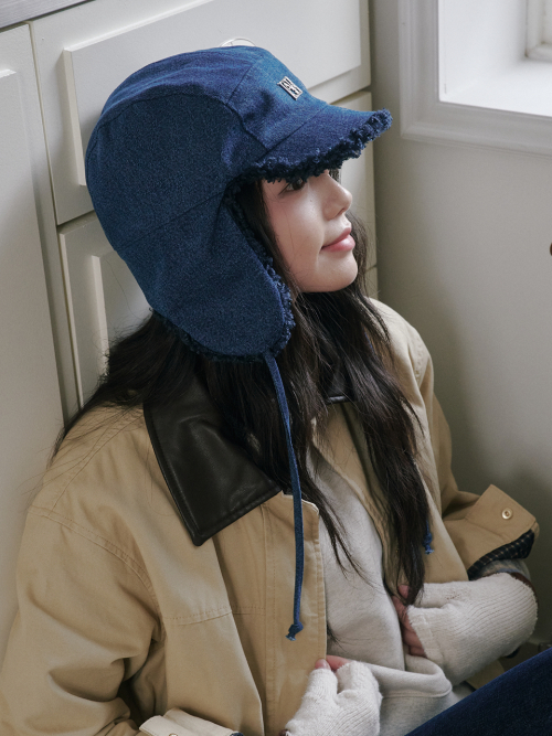 Denim Poddle Trooper Hat (Blue Denim)