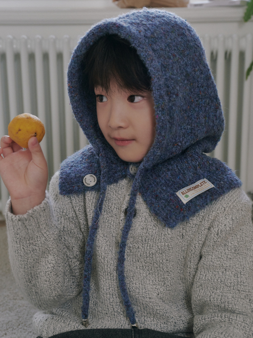 Family Sprinkle Boucle Balaclava Kids (Blue)