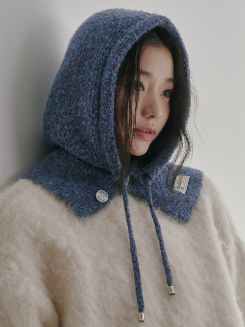 Family Sprinkle Boucle Balaclava Adult (Blue)