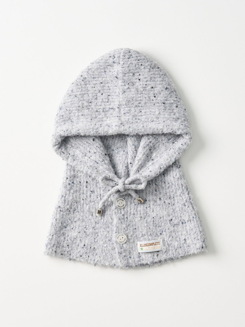 Family Sprinkle Boucle Balaclava Adult (Light Gray)