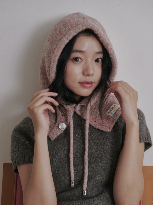 Family Sprinkle Boucle Balaclava Adult (Pink)