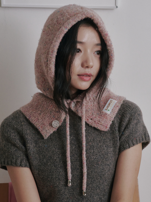 Family Sprinkle Boucle Balaclava Adult (Pink)