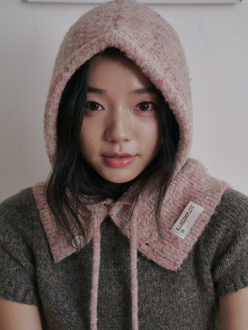 Family Sprinkle Boucle Balaclava Adult (Pink)