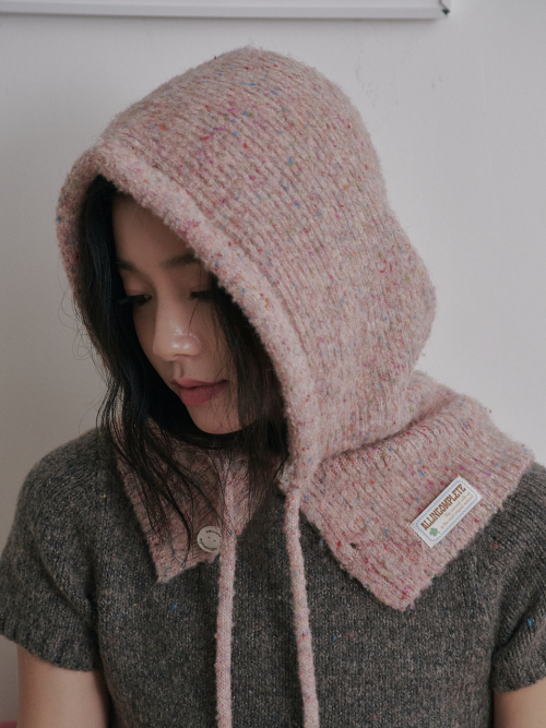 Family Sprinkle Boucle Balaclava Adult (Pink)