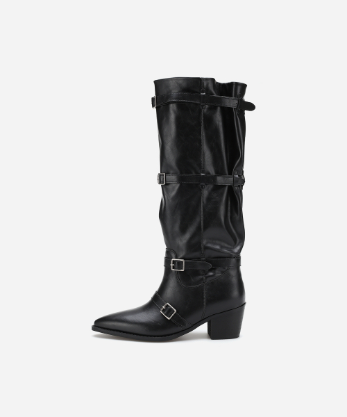 Rusty Wide Long Boots 412548010 (5.5cm)